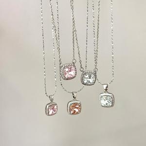 Collar de Plata de Ley S925 con Diseño de Falda de Princesa y Diamantes, Regalo de Cumpleaños Lujoso, Colgantes y Dijes de Moda Versátiles y Elegantes - Product Image 2