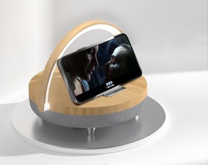 High Quality 10W/15W Fast <strong>Wireless</strong> Charging Station Multifunction Bluetooth Speaker <strong>Bedside</strong> <strong>Lamp</strong> White Noise All-in-one <strong>Charger</strong> - Product Image 5