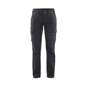 BLAKLADER - 714418329699C36 Pantalones industriales para mujer elásticos Gris medio/Negro-PANTALÓN DE TRABAJO EAN 7330509763179 - Product Image 1