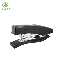 Agrafeuse manuelle de bureau Weishu WS-4250, de bonne qualité, pour le bureau et l'école, prix abordable, en plastique noir, capacité de 25 feuilles