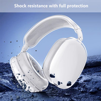 Étui pour écouteurs Airpods Max 3 en 1, transparent, antichoc, design luxueux, protection pour écouteurs pour Airpod Max