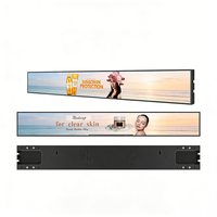 Écran LED ultra-large pour bord de rayonnage de supermarché MILEC, bande publicitaire numérique Android, garantie 3 ans