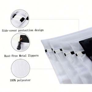 Bolsa de Malla Ecológica Personalizada con Cierre para Ropa Interior, Lencería, Viajes, Hogar y Hotel, Reutilizable, Delicada, para Lavadora - Product Image 6