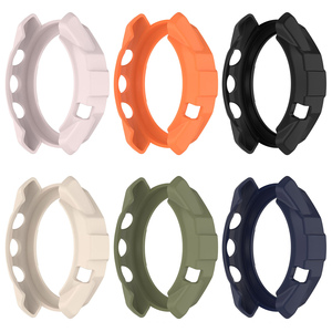 Étui de protection sport en caoutchouc pour Garmin Approach S70 42mm 47mm antichoc anti-rayures coque de pare-chocs mince étui <span class=keywords><strong>souple</strong></span> en TPU <span class=keywords><strong>lunette</strong></span> - Product Image 2