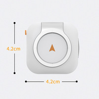 Localisateur GPS intelligent pour animaux de compagnie USB 2.0 pour Android/iOS Surveillance de la santé en temps réel Suivi de la température et des battements cardiaques Chien Chat Anti-perte