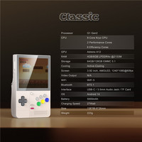 Console de jeu Retroid Pocket avec système Android 14, écran tactile de 4 pouces, lecteur de jeux, stockage, base incluant un lecteur TV Box