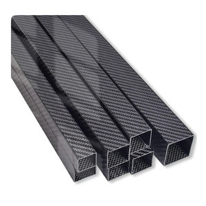 Tubo rectangular de fibra de carbono Tubo cuadrado pultruido con centro hueco - Product Image 1