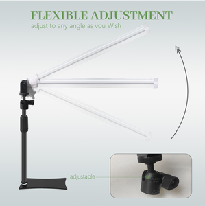 Lumière de croissance Led T8, 10/20/30W, lampe pour serre/chambre de culture avec support, éclairage réglable, spectre complet, blanc - Product Image 2