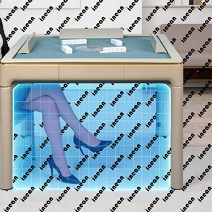 Tavolo da gioco pieghevole automatico Inean Play per <span class=keywords><strong>Okey</strong></span> / Rummy / 101 Stone, ideale per tornei e mescolamento carte, personalizzabile per Masasi (stile turco) - Product Image 2