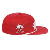 Op maat gemaakte logo geborduurde katoenen twill pet 5-panel snapback heren touwpet ongestructureerde snapback baseball sport pet touw dad hat