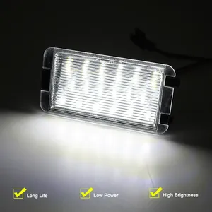 Lámpara LED de matrícula Gprgit de 12V 5W para Altea/Arosa/<span class=keywords><strong>Cordoba</strong></span>/MK1/MK2/Ibiza/Leon/Toledo 1M 5P, conjunto de luz blanca - Product Image 5