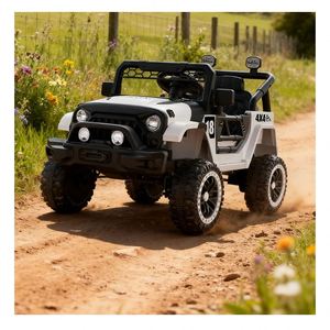 รถยนต์เด็กขับเคลื่อนด้วยแบตเตอรี่ ของเล่นรถยนต์ไฟฟ้าพร้อมไฟ LED เพลง รีโมทคอนโทรล ขับขี่กลางแจ้งได้อย่างปลอดภัย สนุกสนาน - Product Image 1