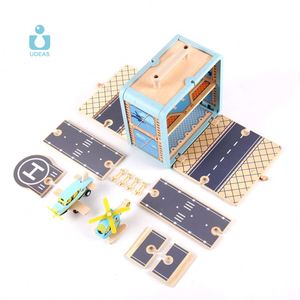 Udeas mầm non đồ chơi bằng gỗ <span class=keywords><strong>Train</strong></span> Box Set với bằng gỗ <span class=keywords><strong>Train</strong></span> Tracks - Product Image 5