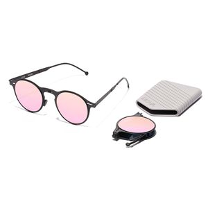 Lunettes de soleil personnalisées pliantes ultra-minces pour hommes, marque de luxe <span class=keywords><strong>Rova</strong></span>, lunettes de soleil polarisées unisexe, lunettes de soleil pliables pour femmes, vente en gros - Product Image 3