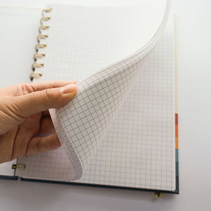 Cuaderno Espiral con Cubierta Arcoíris Impresa en CMYK, Planificador Semanal y Mensual, Diario A5 para Estudiantes - Product Image 4