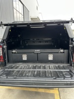Hardtop de camionnette en aluminium de 5, 5,5 et 6,5 pieds, couvercle de benne de camion, compatible Ford F-150 Ranger NP300 2015-2020 SuperCrew, avec système de verrouillage
