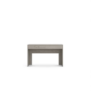 Acanto 2 <b>Drawer</b> Light Gray Writing Computer <b>Desk</b> Wood Surface Home Office Furniture - Product Image 1