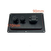 Accessoires audio professionnels et durables pour enceintes, vente en gros, boîte de jonction en fer 725