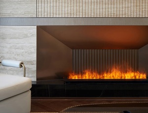 Cheminée à eau électrique à flamme LED 3D moderne <span class=keywords><strong>d</strong></span>'intérieur meuble TV produits <span class=keywords><strong>les</strong></span> plus vendus pour la revente de cheminée à vapeur de bois - Product Image 3