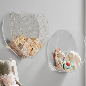 Support mural en acrylique transparent pour Bible, avec logo personnalisé imprimé en sérigraphie, également utilisable comme présentoir cosmétique - Product Image 3