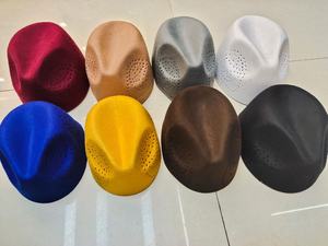 Grado superiore 100% feltro di lana per la preghiera musulmana cappello di Lana Kufis degli uomini Cappelli di <span class=keywords><strong>Kufi</strong></span> Mult-color nuovo musulmano kippah/Musulmano cappelli da uomo - Product Image 6