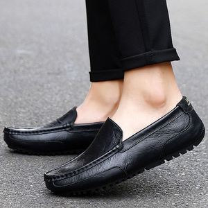 Cheap Brand Flat Man Shoes Fashion Leather Loafer Men's Shoe Slip-on Moccasins Men Loafers - Product Image 5