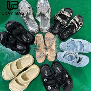 Sandalias de Tacón S14 para Verano, Precio Económico, Venta al por Mayor, Suela de PVC, Sandalias Planas Mixtas, Sandalias de Plataforma para Verano - Product Image 5
