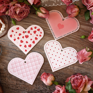 Thiệp chúc mừng hình trái tim đặc biệt Ngày Valentine Cửa hàng Hoa Quà Tặng phước lành sự kiện Quà Tặng thẻ nhỏ tươi có lỗ - Product Image 3