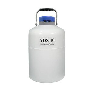 Conteneur d'azote liquide YDS-10 10L, réservoir de stockage cryogénique portable pour la préservation d'échantillons biologiques - Product Image 1