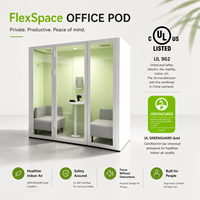 Flexspace Nouveau mobilier de bureau OEM Mini cabine téléphonique insonorisée pour studio acoustique musical, pod de réunion, espace privé