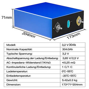 Qishou Tingkat A prisma 3.2 V 280Ah 300Ah 304Ah 320Ah 340Ah 560 Ah Amp jam 3.2 volt Lf560K 500Ah 560Ah Lifepo4 sel baterai - Product Image 2