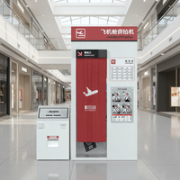Kiosque photo en bois tout-en-un pour cabine d'avion, avec impression instantanée, Wi-Fi, écran tactile, compatible SLR, iPad et smartphones, en libre-service