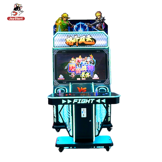 Double Fighter Reaction Game Console Arcade Machine Kids Coin Operated Children's Games English Support Realistic Sound Dual