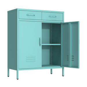 Armoire en acier multifonctionnelle, armoire de cuisine blanche, organisateur de rangement, tiroirs personnalisés modernes et écologiques - Product Image 3