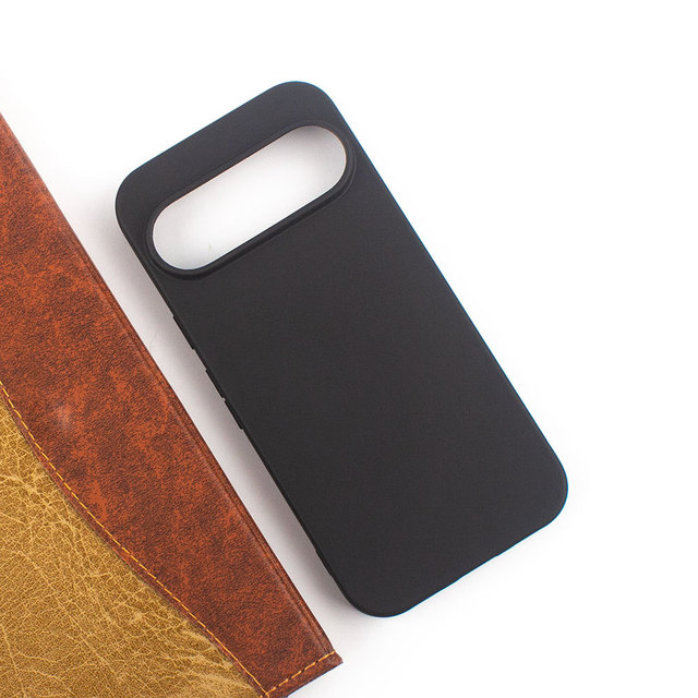 Case for Pixel 9 Pro and Pixel 10A Matte Pure Black Soft Anti-Fingerprint Injection Molding Mobile TPU Phone Cases