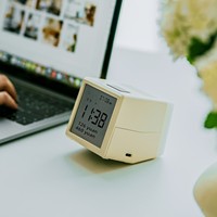 Réveil numérique LED YAOQIU Seesaw Cartoon avec affichage LED, réveil spécifique aux étudiants, multifonction, charge USB, veilleuse de bureau intelligente