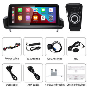 Nuevo Sistema Android UI ID6 ID7 ID8 Inalámbrico Carplay AUTO para BMW Serie 3 E90 E91 E92 E93 Reproductores de Video para Auto con GPS NAVI - Product Image 6