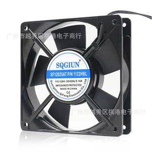 พัดลมระบายความร้อน Sqgiun 120 มม. 120x120x25 มม. แกนทองแดง เงียบ สำหรับเครื่องจักรและเครื่องมือ ระบายความร้อน - Product Image 3