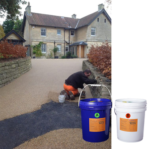 Crystal Clear Liquid <strong>Epoxy</strong> Resin Bound Aggregate <strong>Floor</strong> <strong>Coating</strong> Gravel Bonding Agent Brush Driveway - Product Image 3