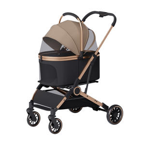 Hafif katlanabilir Pet sepeti büyük boy şok emici özelliği taşınabilir küçük köpekler kediler için ayrı kafes oyuncak araba taşıma - Product Image 1