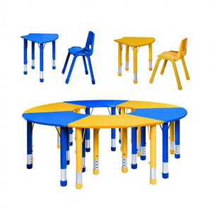 Modern <strong>Wood</strong> Kids Study <strong>Table</strong> <strong>and</strong> <strong>Chair</strong> Set for Nursery School Use - Product Image 1