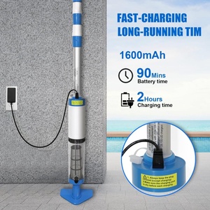 Aspirateur de <span class=keywords><strong>piscine</strong></span> portable avec manche télescopique, aspirateur de <span class=keywords><strong>piscine</strong></span> sans fil rechargeable 3-en-1 - Product Image 4