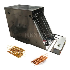 Parrilla de barbacoa eléctrica de alto rendimiento/máquina de parrilla de pincho Satay automática/máquina de kebab <span class=keywords><strong>Doner</strong></span> - Product Image 4
