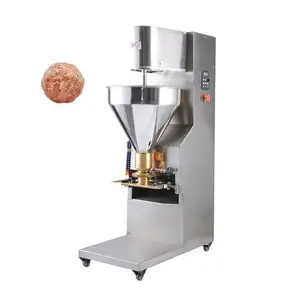 Most popular Automatic Beff Meatballs Making Machine Fish Ball Making Machine Double Head Stuffed Meatball Machine