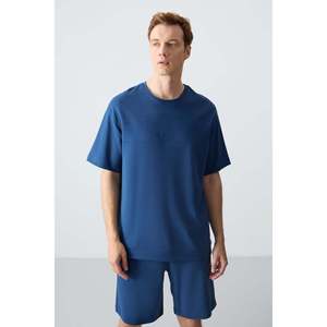 Ensemble de shorts pour homme en coton épais, doux et texturé, coupe ample, basique - 85257 - Parliament/parliament - Product Image 3