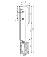 Moderne extérieur Amérique balcon support de piscine clôture en verre sans cadre 8-12mm en acier inoxydable escalier verre bride pince garde-corps
