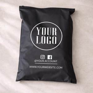 Sacs d'expédition en PE personnalisés de luxe avec poignée découpée, auto-adhésifs, imperméables, pour boutiques de détail - Product Image 1