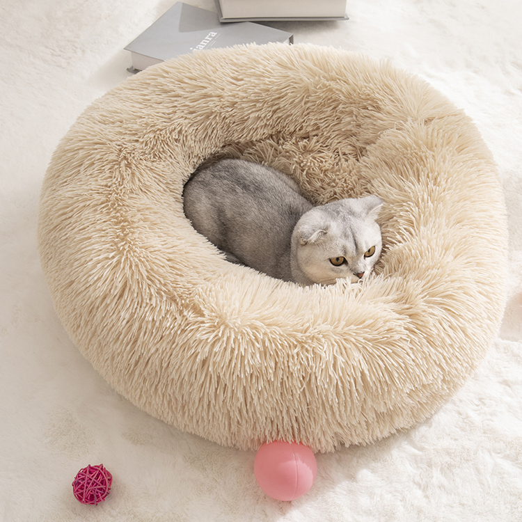 Factory Direct Selling Round Egg Shape Pet Nest Washable Cushion Sofa Comfortable House For Cats Dogs