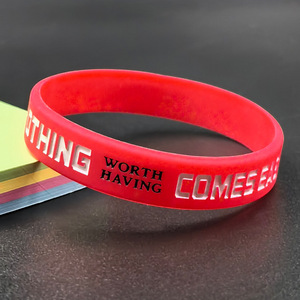 Pulseras <span class=keywords><strong>de</strong></span> Silicona Personalizadas OEM: Pulseras <span class=keywords><strong>de</strong></span> Goma con Grabado <span class=keywords><strong>en</strong></span> Relieve y Relleno <span class=keywords><strong>de</strong></span> Color, Diseño Impermeable para Eventos y Promoción <span class=keywords><strong>de</strong></span> Marca - Product Image 4