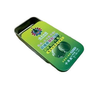 Lata de café de caramelo de metal vacía <span class=keywords><strong>rectangular</strong></span> personalizada con tapa deslizante lata de café - Product Image 3